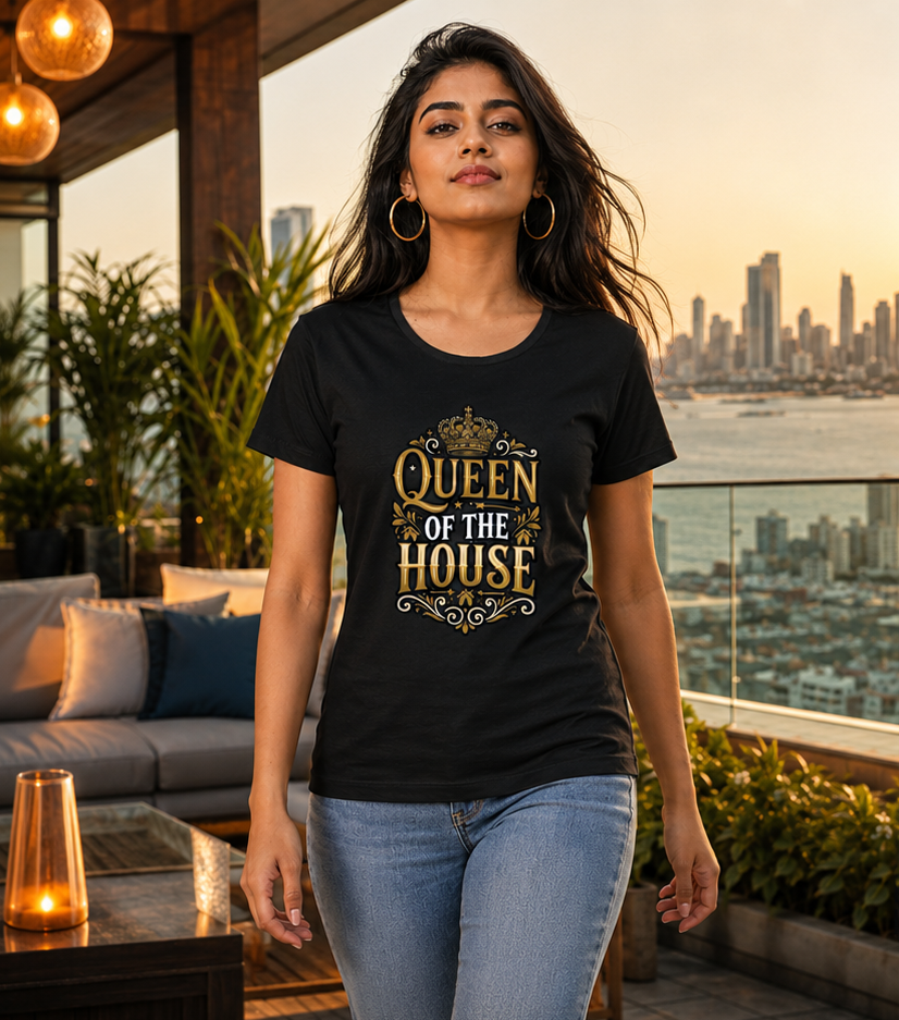 LUCE & SETE GPT mockup 1 - Queen of the House Classic Graphic T-Shirt for Women | Wife Streetwear - 555_9419430002925_womens-classic-t-shirt-242_CLASSIC_front_PAIR_20260703_005120_01_row1_col1.png