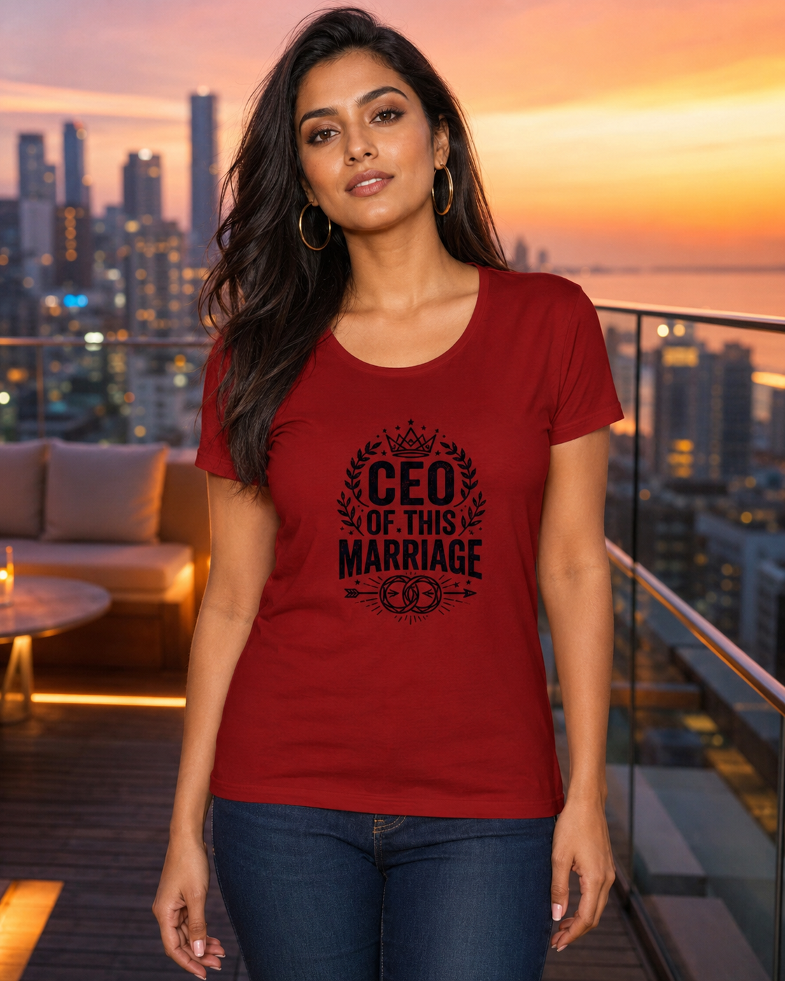 LUCE & SETE GPT mockup 1 - CEO of This Marriage Classic Graphic T-Shirt for Women | Wife Streetwear - 555_9419430068461_womens-classic-t-shirt-243_CLASSIC_front_HERO_20260703_005441.png