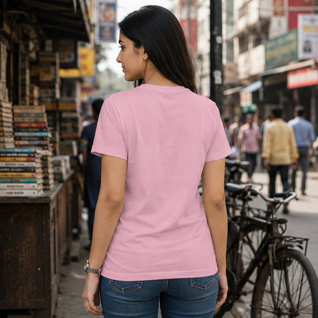 LUCE & SETE GPT mockup 1 - তুমি বলছো, আমি হাসছি Classic Graphic T-Shirt for Women | Bengali Attitude Streetwear - 559_9393379016941_womens-classic-t-shirt-103_BENGALI_GRID_20260607_194416_04_row2_col2.png
