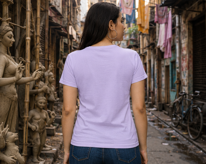 LUCE & SETE GPT mockup 1 - মতামত ফ্রি Witty Bengali Graphic Classic T-Shirt for Women | Sarcasm & Identity - 560_9393370431725_womens-classic-t-shirt-99_BENGALI_GRID_20260607_183156_03_row2_col1.png