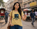 LUCE & SETE GPT mockup 1 - দূরত্ব বজায় রাখুন Social Distance Graphic Classic T-Shirt for Women | Responsible Streetwear - 560_9393379115245_womens-classic-t-shirt-104_BENGALI_front_HERO_20260607_194837.png