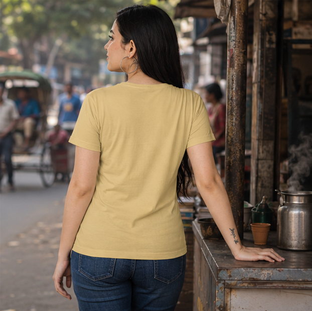 LUCE & SETE GPT mockup 1 - Biryani Chai Bengali Typography Classic Graphic T-Shirt for Women | Humorous Bengali Pride - 560_9393379705069_womens-classic-t-shirt-112_BENGALI_GRID_20260607_201300_04_row2_col2.png