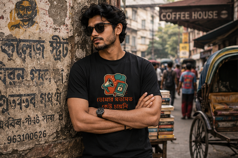 LUCE & SETE GPT mockup 1 - No One Asked Your Opinion Bengali Graphic Classic T-Shirt for Men | Bold Statement Streetwear - 560_9393406279917_unisex-classic-crew-t-shirt-94_BENGALI_GRID_20260608_094211_01_row1_col1.png
