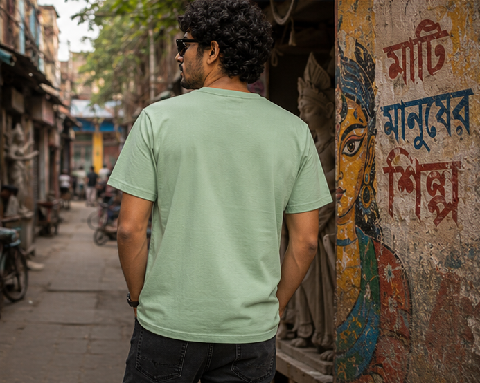 LUCE & SETE GPT mockup 1 - Bengali Witty Statement Classic Graphic T-Shirt for Men | Bold Bengali Streetwear - 567_9393407328493_unisex-classic-crew-t-shirt-98_BENGALI_GRID_20260608_094737_04_row2_col2.png