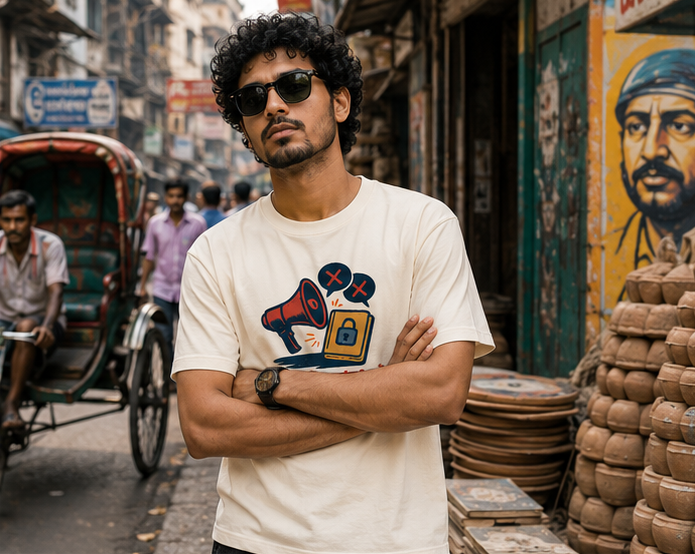 LUCE & SETE GPT mockup 1 - Silent but Not Foolish Classic Graphic T-Shirt for Men | Bengali Attitude Statement - 575_9393406116077_unisex-classic-crew-t-shirt-93_BENGALI_GRID_20260608_095328_02_row1_col2.png