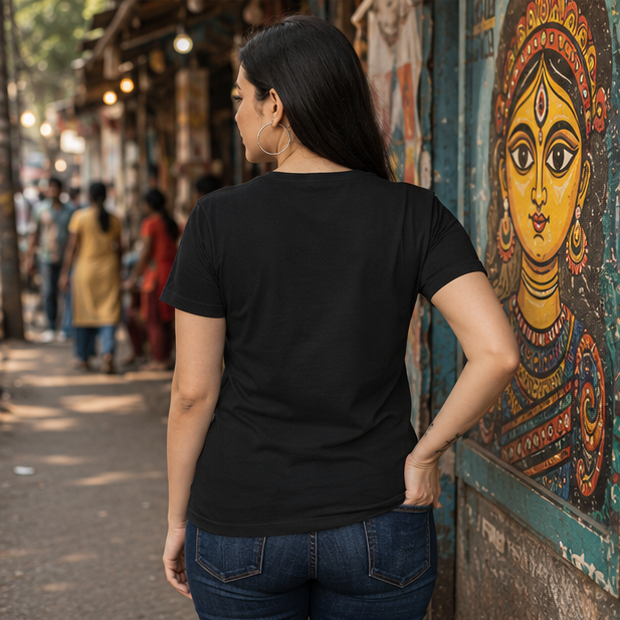 LUCE & SETE GPT mockup 1 - ডায়েট কাল থেকে নিশ্চিত Classic Graphic T-Shirt for Women | Bengali Confidence Streetwear - 579_9393379410157_womens-classic-t-shirt-107_BENGALI_GRID_20260607_201931_04_row2_col2.png