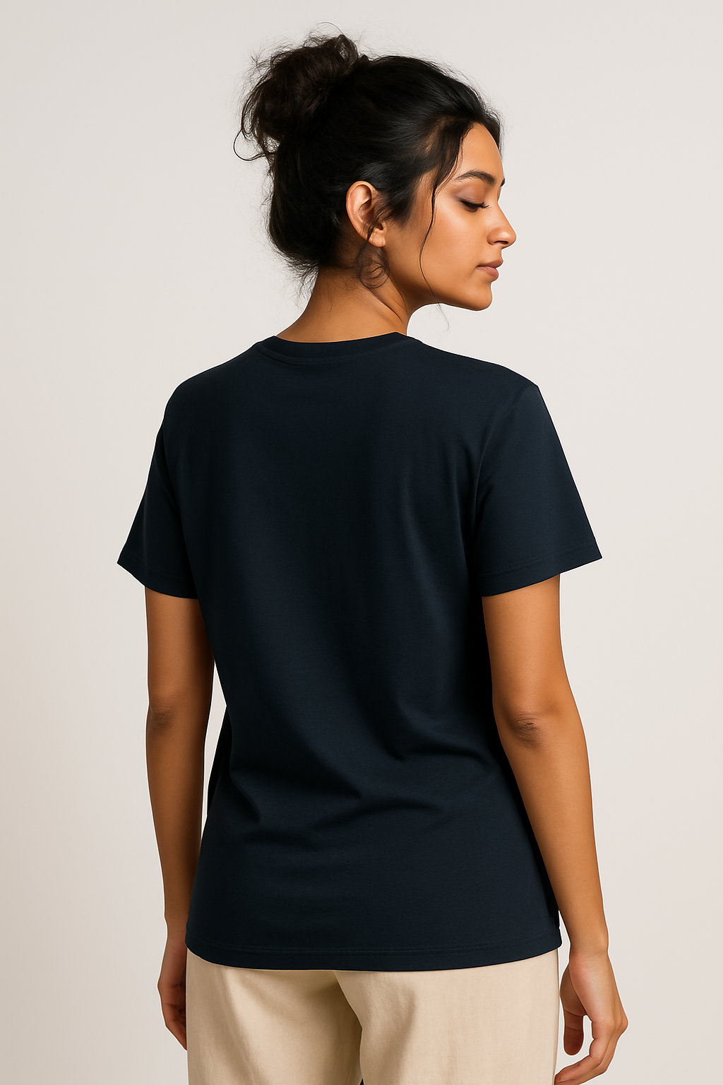 LUCE & SETE HER back model mockup - Restore The Soul Spiritual Graphic for Mindful Living | LUCE & SETE