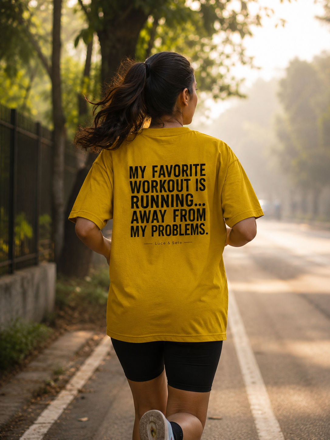 Sarcastic Fitness Statement Oversized Graphic T-Shirt for Men & Women | Workout Rebels Streetwear
