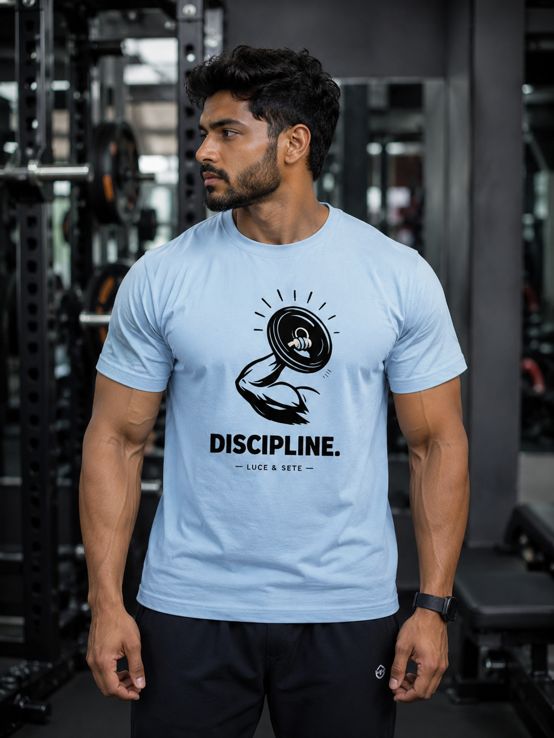 Discipline Fitness Premium Graphic T-Shirt for Men & Women | Motivation Streetwear
