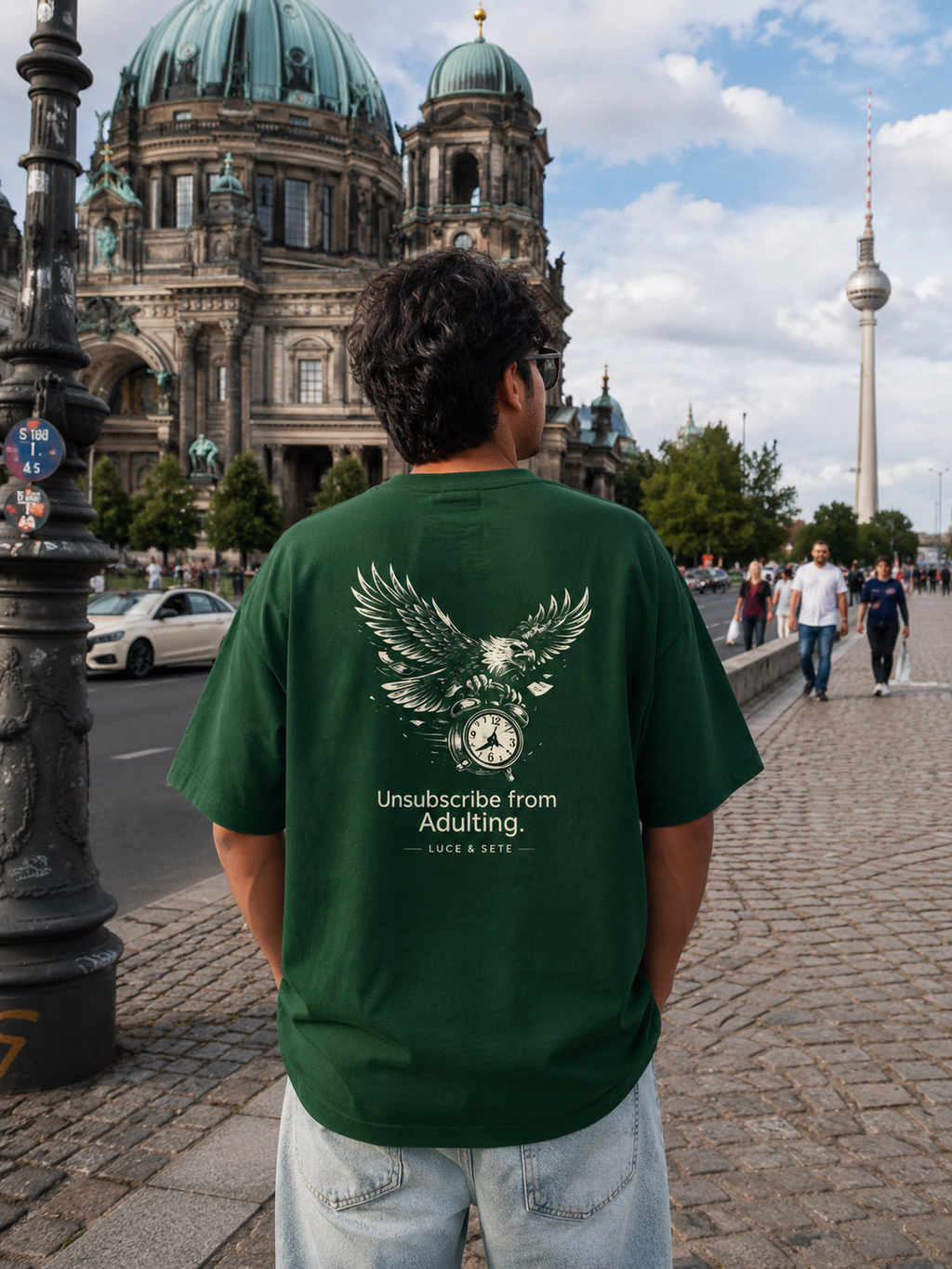 Unsubscribe from Adulting Oversized Graphic T-Shirt for Men & Women | Carefree Streetwear