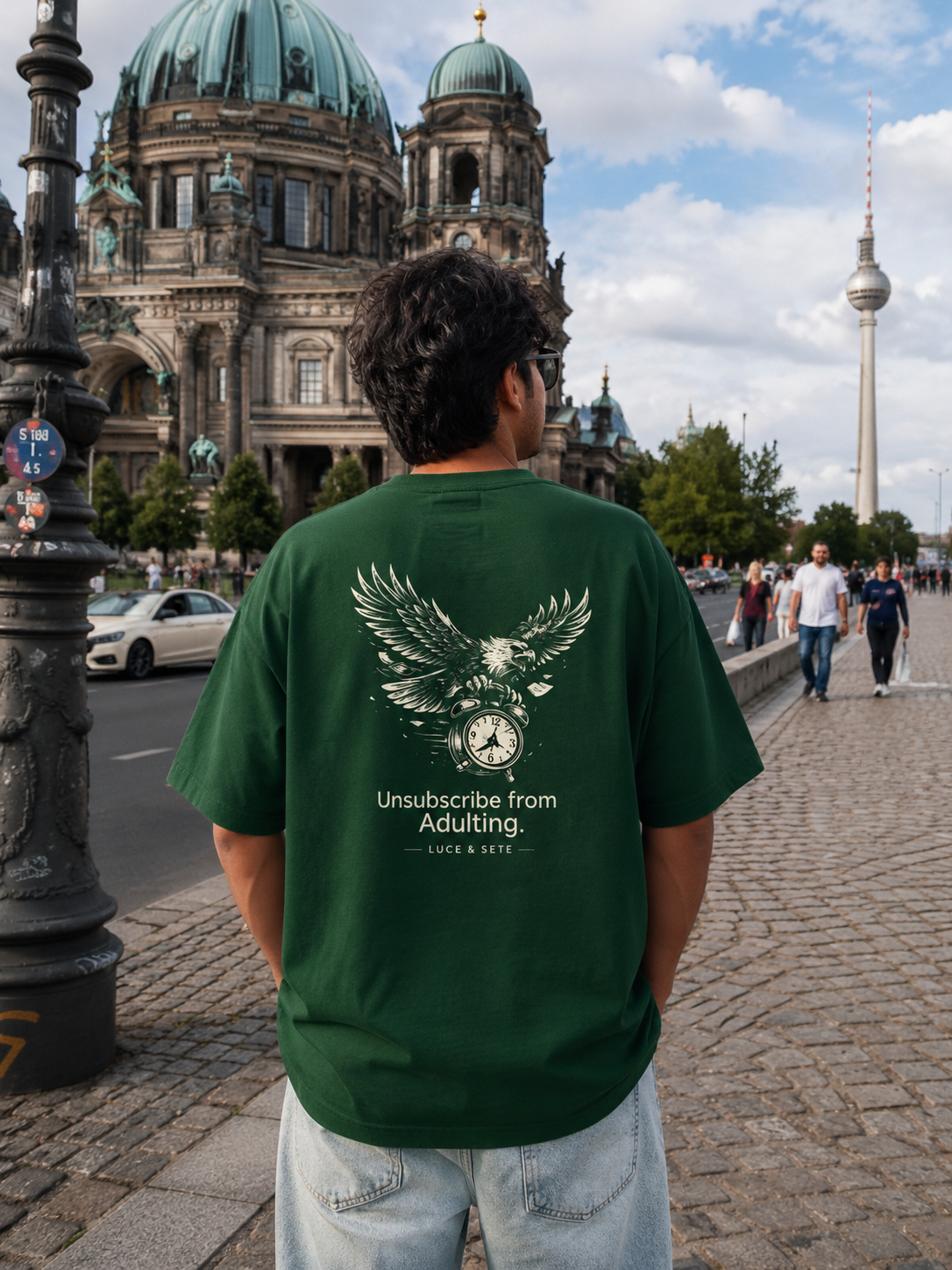 Unsubscribe from Adulting Oversized Graphic T-Shirt for Men & Women | Carefree Streetwear