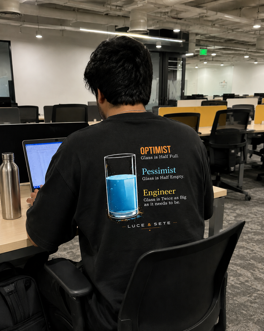 Engineer Mindset Statement Oversized Graphic T-Shirt for Men & Women | Engineer Pride Streetwear