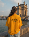 Low Battery Energy Oversized Graphic T-Shirt for Men & Women | Resilient Streetwear Statement