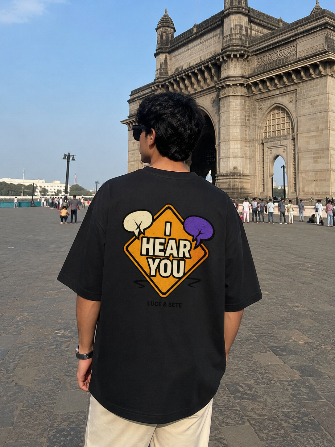 I HEAR YOU Bold Sarcastic Oversized Graphic T-Shirt for Men & Women | Statement Streetwear