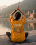 Empowered Stillness Oversized Graphic T-Shirt for Men & Women | Spiritual Streetwear