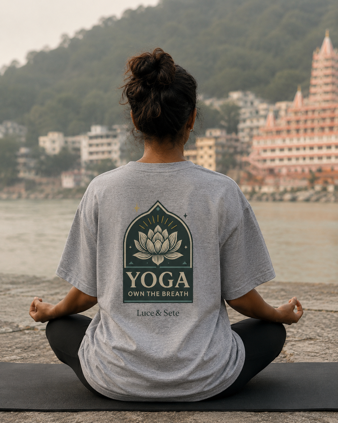 Own The Breath Yoga Statement Oversized Graphic T-Shirt for Men & Women | Spiritual Streetwear