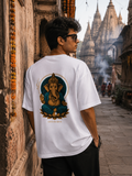 Oversized Spiritual Ganesha Oversized Graphic T-Shirt for Men & Women | Spiritual Streetwear Statement