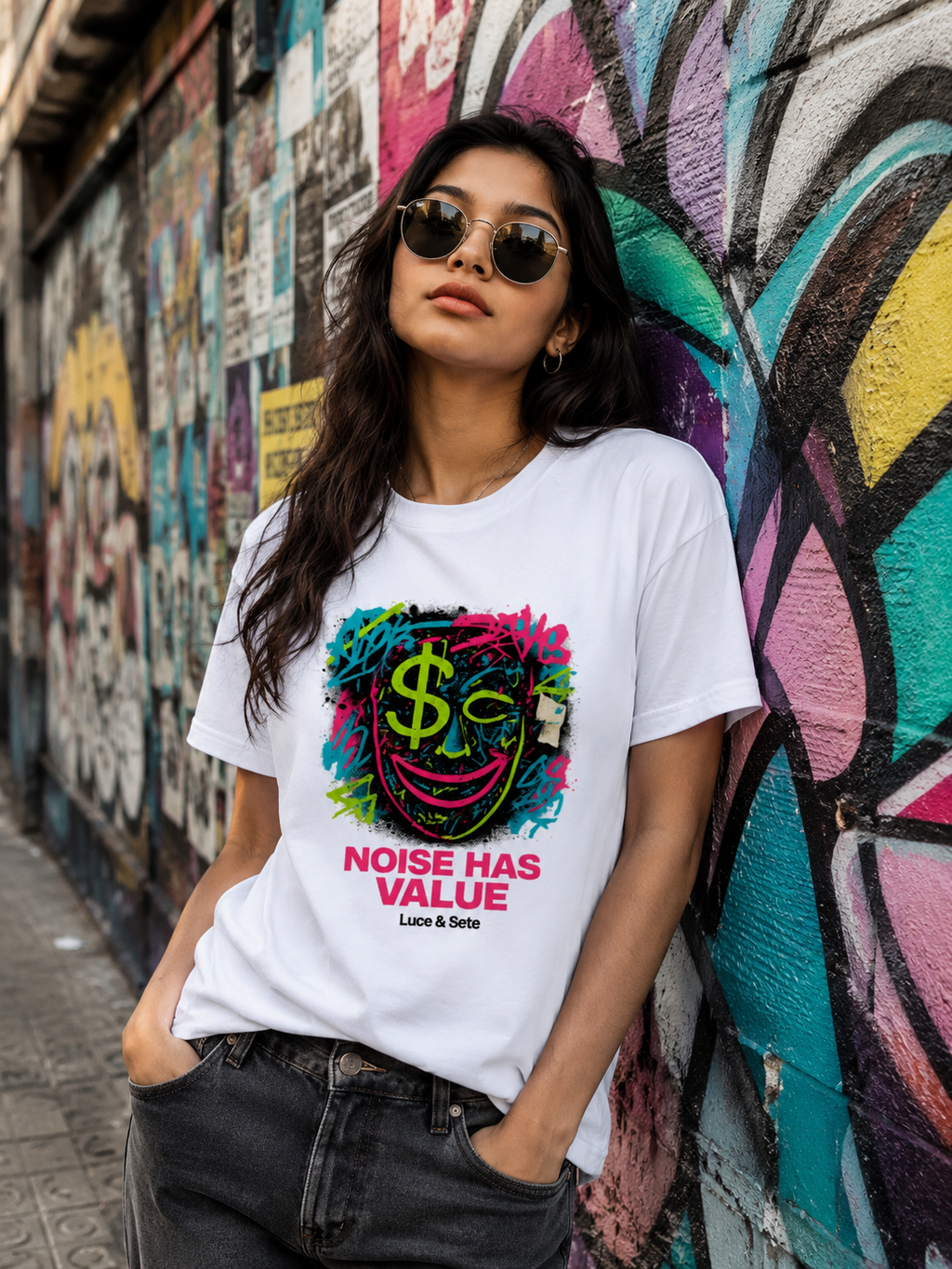 Noise Has Value Bold Premium Graphic T-Shirt for Men & Women | Statement Streetwear