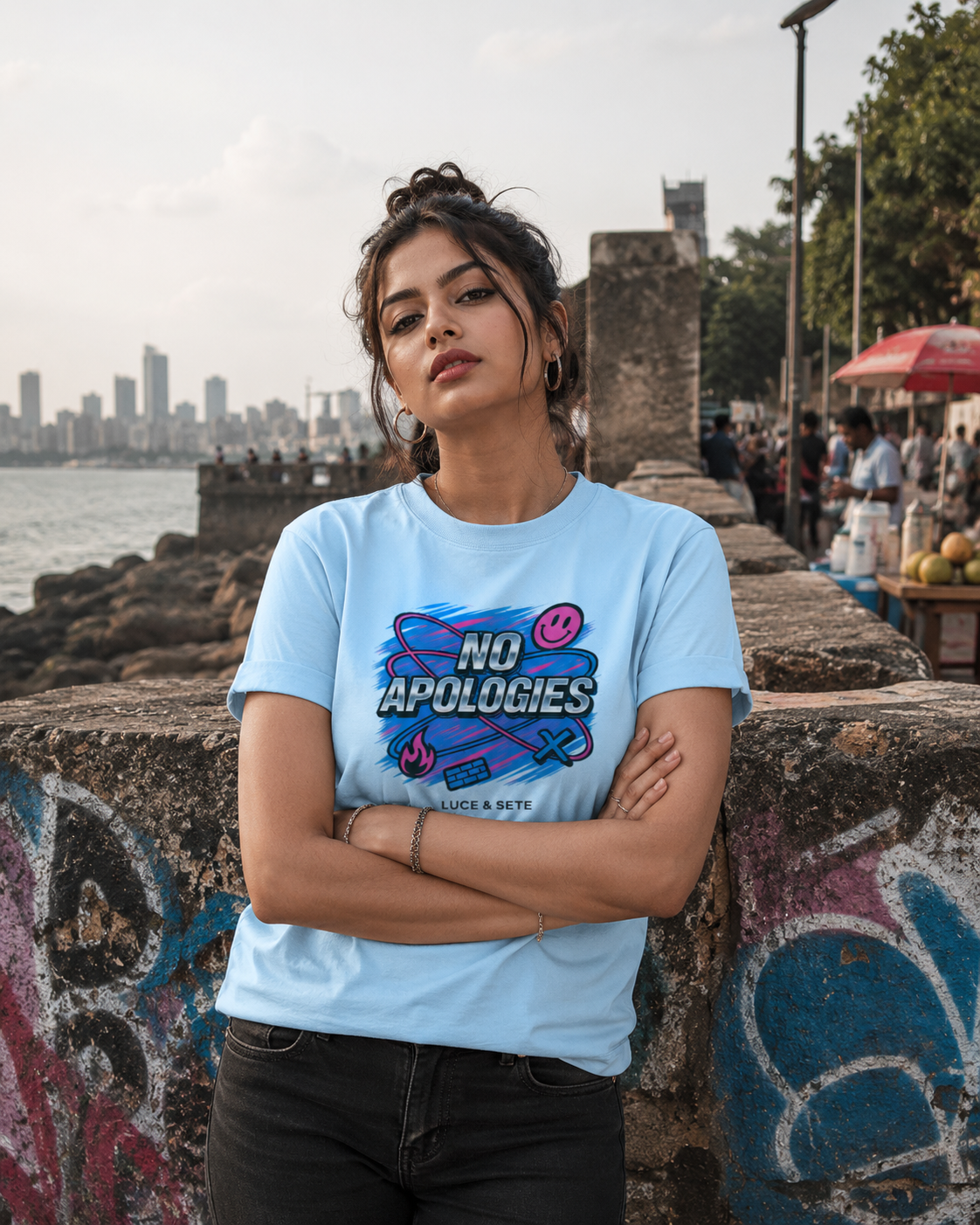 No Apologies Bold Statement Premium Graphic T-Shirt for Men & Women | Confident Streetwear