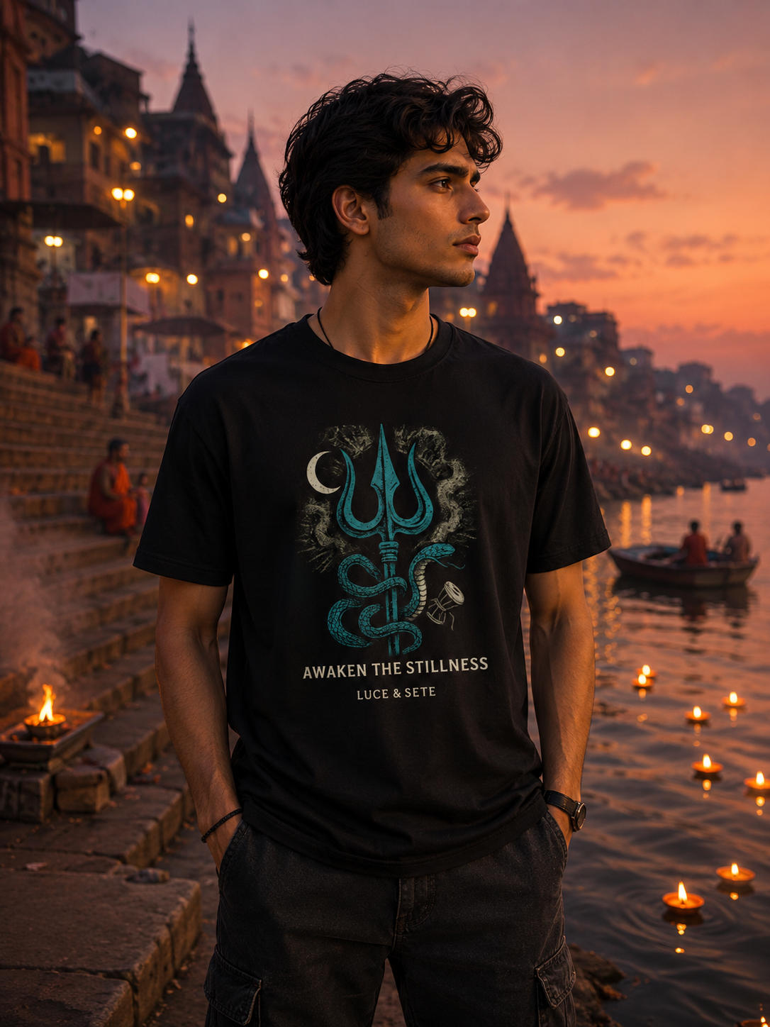 Awaken the Stillness Spiritual Premium Graphic T-Shirt for Men & Women | Mindfulness Streetwear