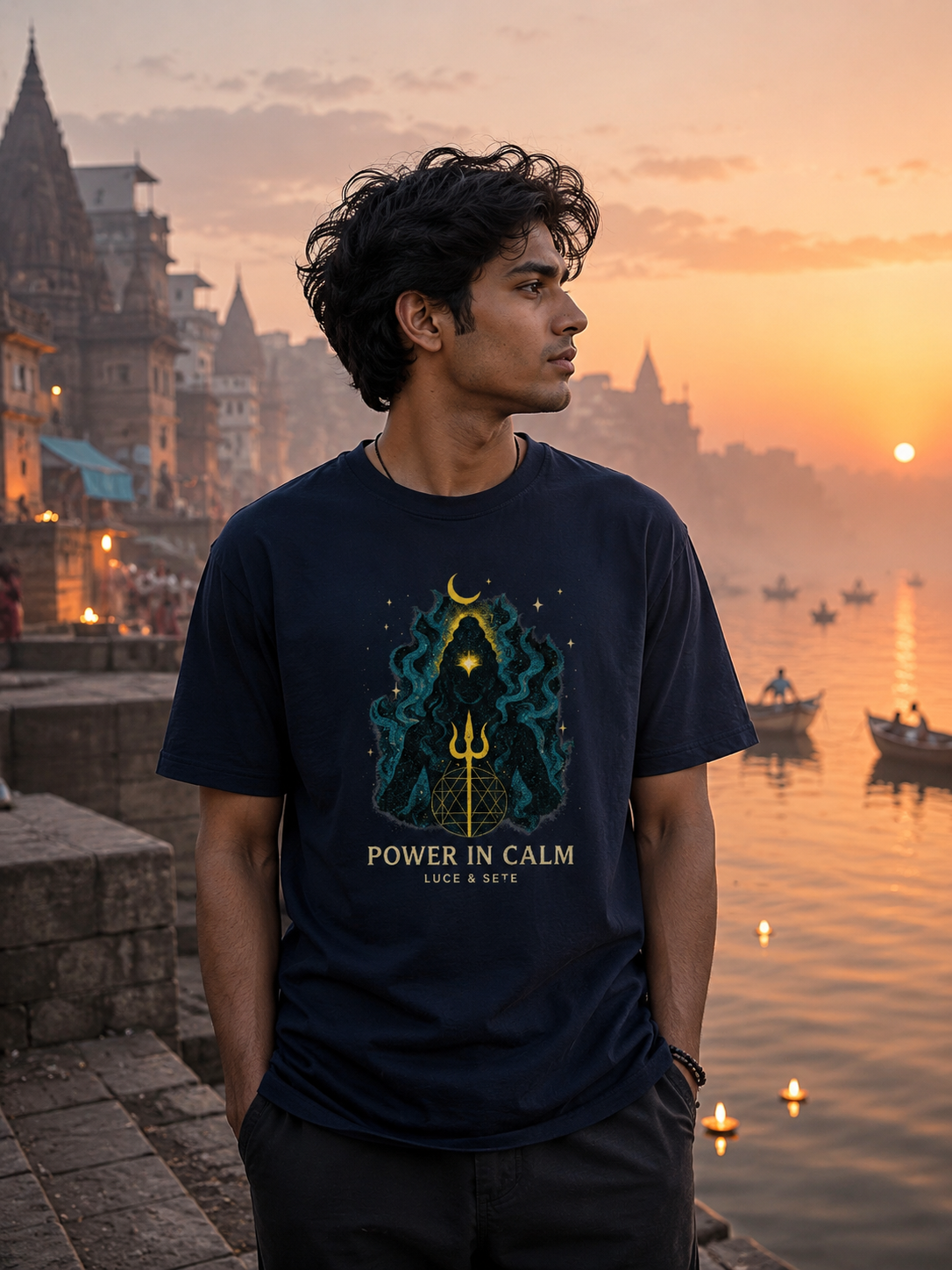 Power in Calm Spiritual Premium Graphic T-Shirt for Men & Women | Spiritual Streetwear