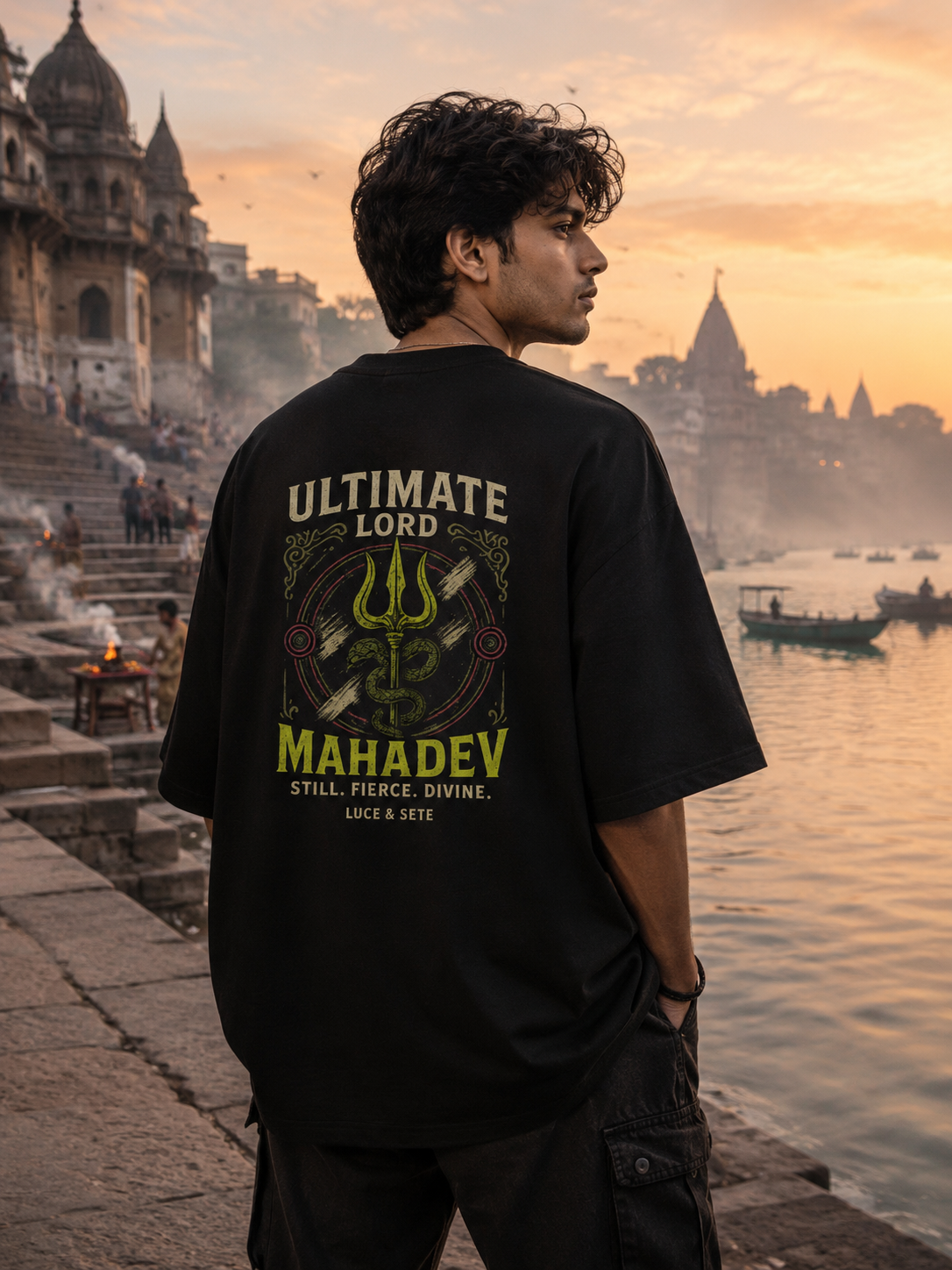 Ultimate Lord Mahadev Oversized Graphic T-Shirt for Men & Women | Spiritual Streetwear Statement