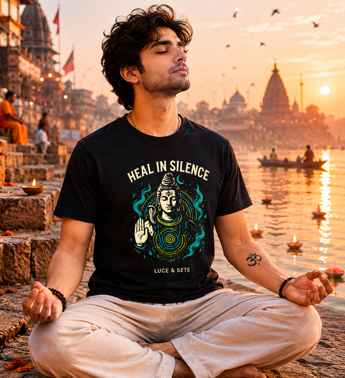 Heal in Silence Spiritual Premium Graphic T-Shirt for Men & Women | Mindfulness Streetwear