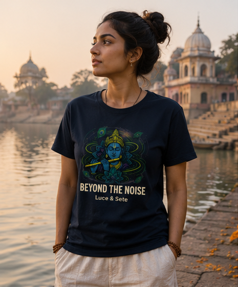 Beyond The Noise Spiritual Calm Premium Graphic T-Shirt for Men & Women | Mindfulness Streetwear