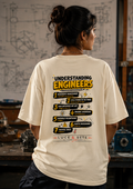 Understanding Engineers Oversized Statement Oversized Graphic T-Shirt for Men & Women | Engineer Pride Streetwear