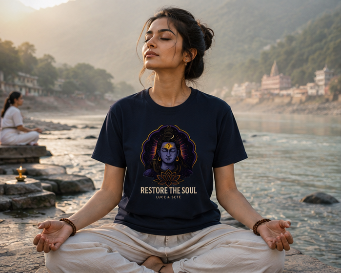 Restore The Soul Spiritual Premium Graphic T-Shirt for Men & Women | Mindful Living Streetwear