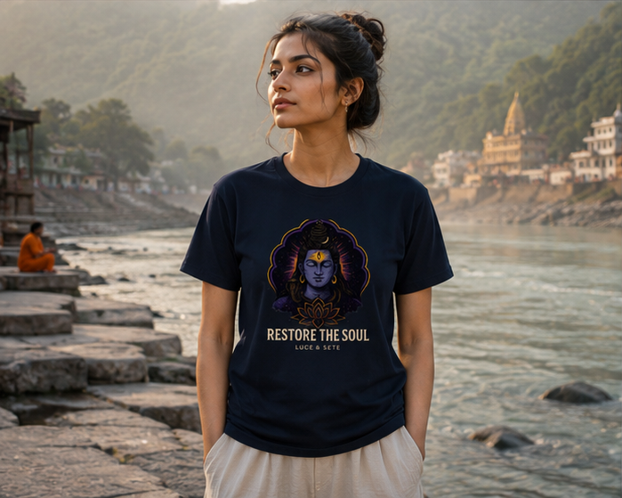 Restore The Soul Spiritual Premium Graphic T-Shirt for Men & Women | Mindful Living Streetwear