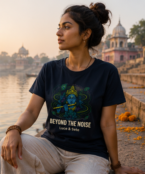 Beyond The Noise Spiritual Calm Premium Graphic T-Shirt for Men & Women | Mindfulness Streetwear