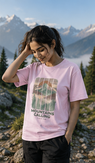 LUCE & SETE GPT mockup 3 - Mountains Calling Adventure Graphic T-Shirt in Soft Pink for Men & Women | Travel Streetwear - mockup_001_03_row1_col3_ChatGPT Image May 28, 2026, 07_08_32 PM.png