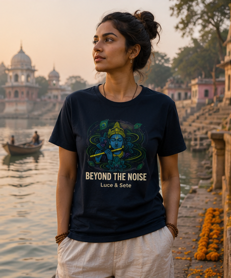 Beyond The Noise Spiritual Calm Premium Graphic T-Shirt for Men & Women | Mindfulness Streetwear
