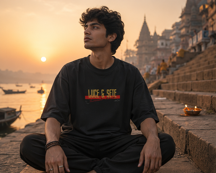 Mahadev Quiet Power Oversized Graphic T-Shirt for Men & Women | Spiritual Streetwear