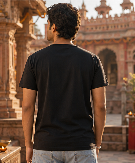 Grace of Lord Hanuman Statement Premium Graphic T-Shirt for Men & Women | Spiritual Streetwear