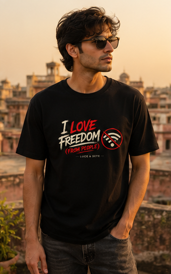 LUCE & SETE GPT mockup 6 - I Love Freedom Statement Graphic T-Shirt for Men & Women | Independent Soul Streetwear - mockup_001_06_row2_col2_ChatGPT Image May 28, 2026, 03_05_46 PM.png