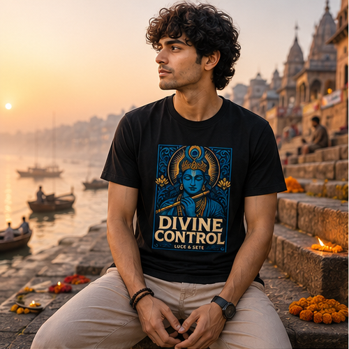 Divine Control Premium Graphic T-Shirt for Men & Women | Spiritual Streetwear