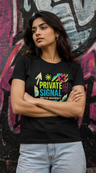 LUCE & SETE GPT mockup 4 - Private Signal Bold Graphic T-Shirt for Men & Women | Exclusive Streetwear Statement - mockup_002_04_row1_col4_ChatGPT Image May 28, 2026, 11_56_26 PM.png