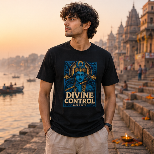 Divine Control Premium Graphic T-Shirt for Men & Women | Spiritual Streetwear