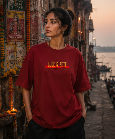 Remove The Noise Ganesha Oversized Graphic T-Shirt for Men & Women | Calm & Focus