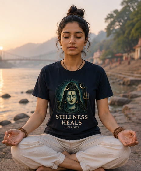 Stillness Heals Spiritual Premium Graphic T-Shirt for Men & Women | Mindfulness Streetwear