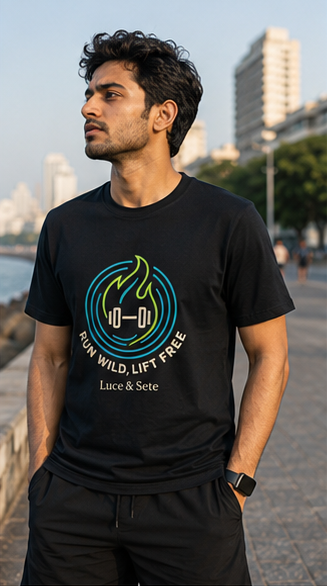 LUCE & SETE GPT mockup 2 - Run Wild Lift Free Graphic T-Shirt for Men & Women | Fitness Freedom Streetwear - mockup_003_02_row1_col2_ChatGPT Image May 28, 2026, 10_47_29 PM.png