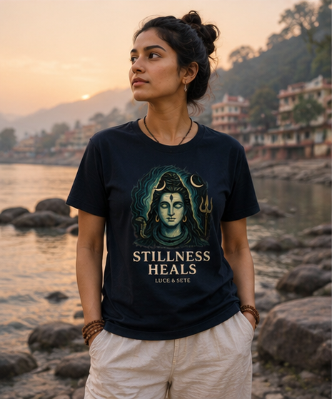 Stillness Heals Spiritual Premium Graphic T-Shirt for Men & Women | Mindfulness Streetwear