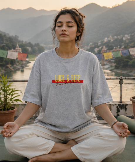 Own The Breath Yoga Statement Oversized Graphic T-Shirt for Men & Women | Spiritual Streetwear
