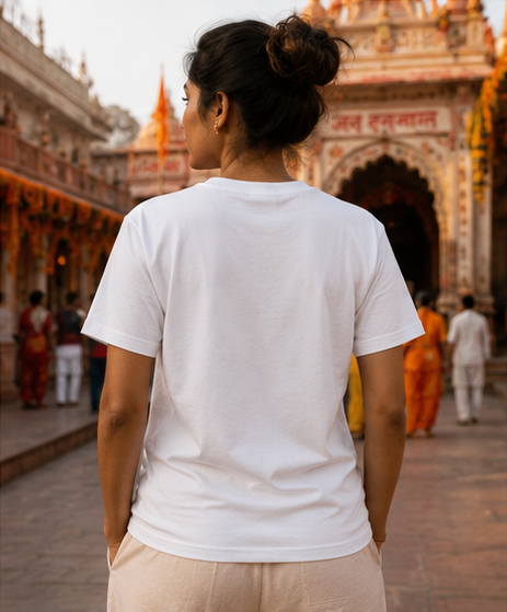 Fearless by Faith Lord Hanuman Spiritual Premium Graphic T-Shirt for Men & Women | Devotion Streetwear