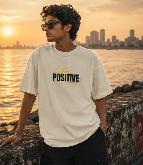 Built to Inspire Oversized Statement Graphic T-Shirt for Men & Women | Positive Vibes Apparel
