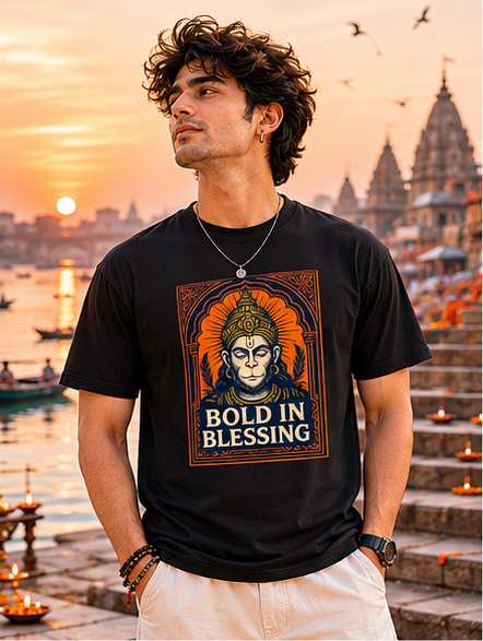 Bold in Blessing Spiritual Premium Graphic T-Shirt for Men & Women | Spiritual Streetwear