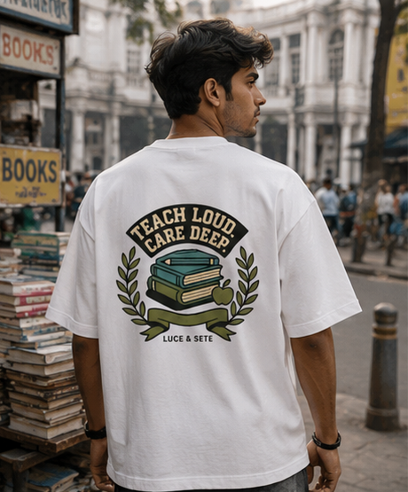 LUCE & SETE GPT mockup 1 - Teach Loud, Care Deep Oversized Statement Shirt | LUCE & SETE - mockup_004_01_row1_col1_ChatGPT Image May 26, 2026, 10_18_19 PM.png