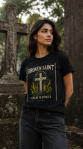 LUCE & SETE GPT mockup 1 - Broken Saint Calm Is Power Graphic T-Shirt for Men & Women | Empowered Style - mockup_004_01_row1_col1_ChatGPT Image May 28, 2026, 11_56_35 PM.png